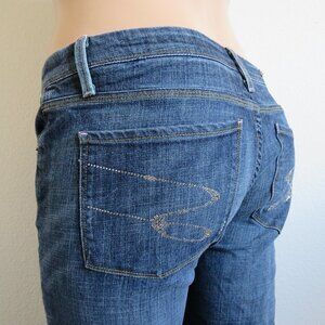 Seven7 Women's Blue Boot Cut Jeans